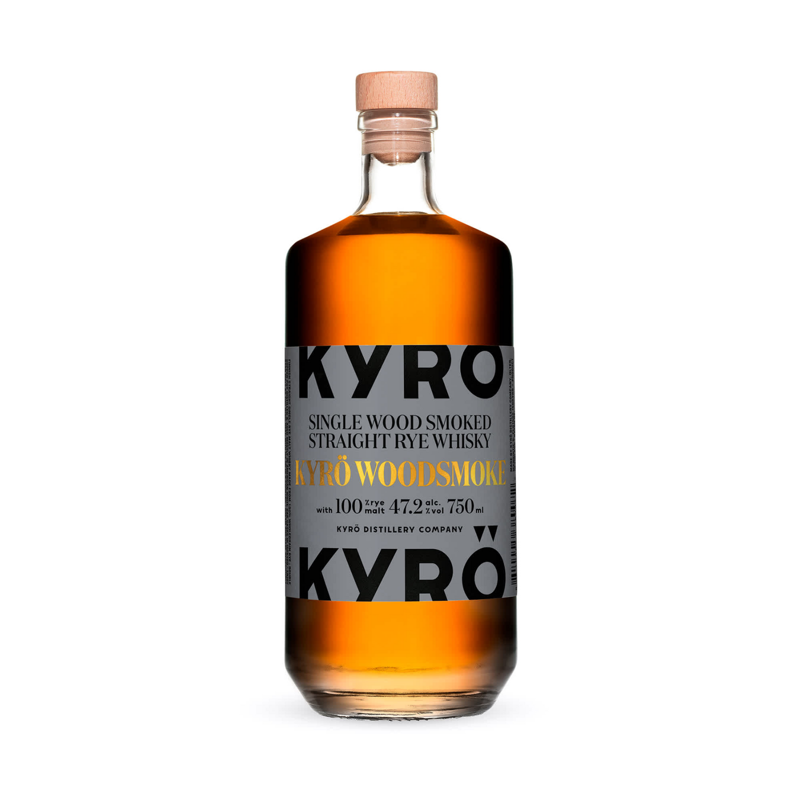 Kyrö Wood Smoke Rye Whiskey 47,2% 500ml