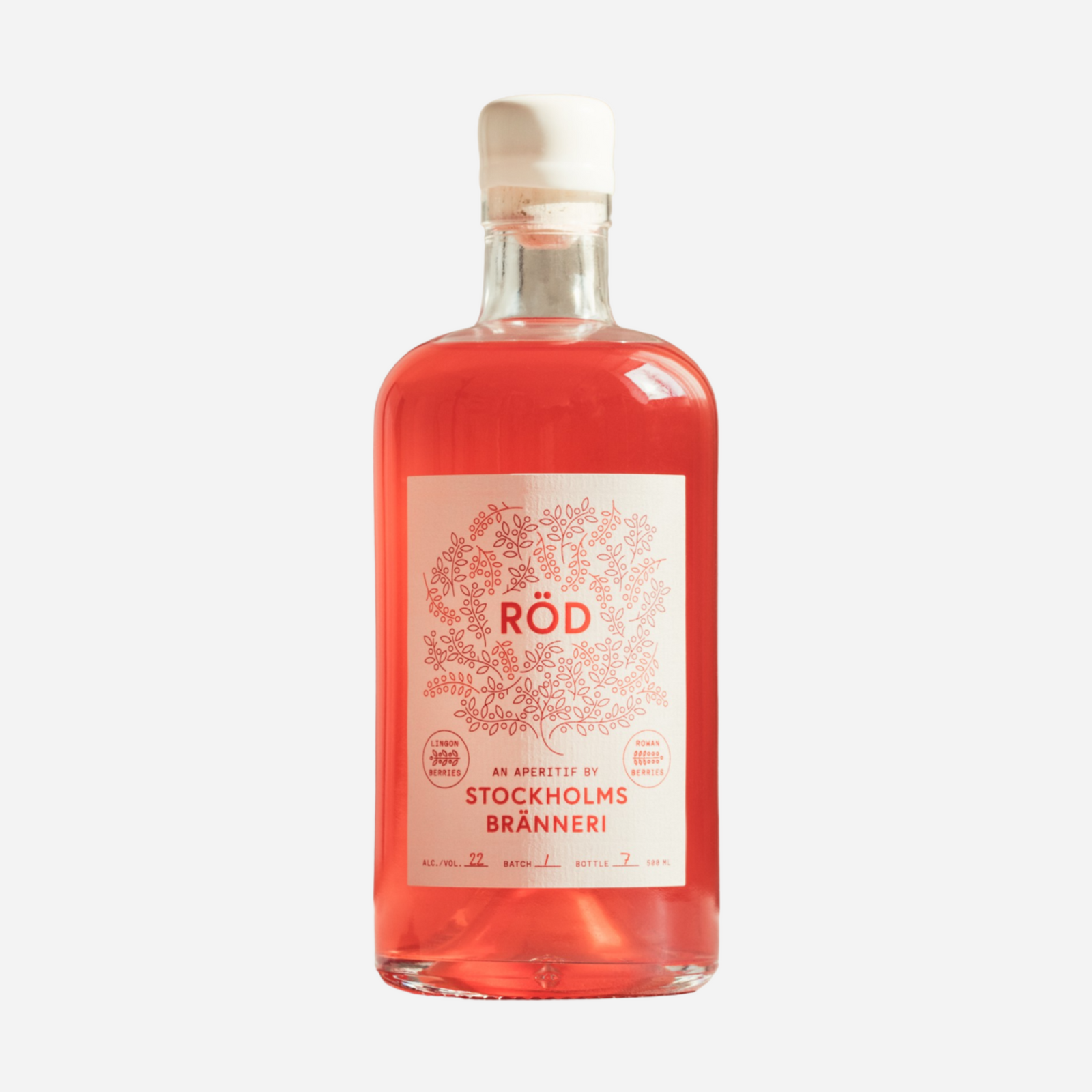 Stockholms Branneri Röd Aperitif 22% 500ml Organic